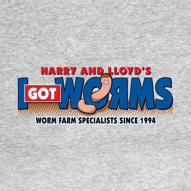 Harry & Lloyd's I Got Worms by DGNGraphix